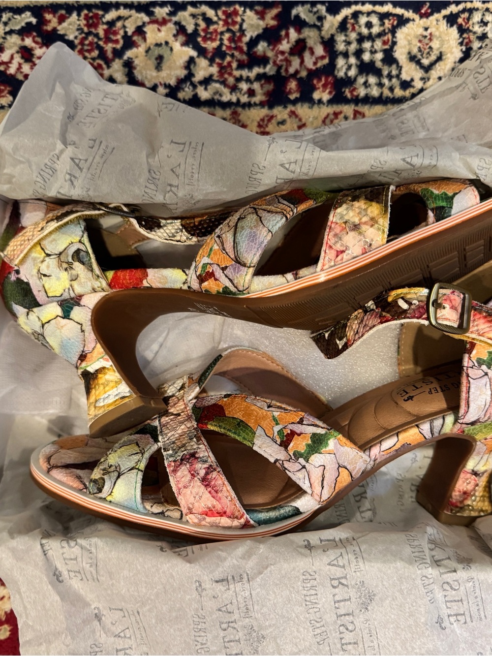 Stained glass heels
